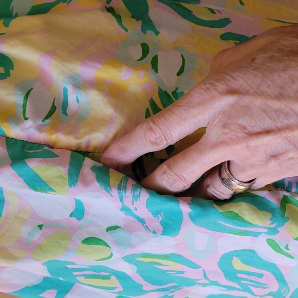 Lilly Pulitzer Pastel Floral Sleeveless Dress Size 8 - Picture 6 of 10